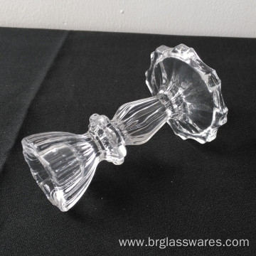 Small Glass Candle Holder for Taper Candle set